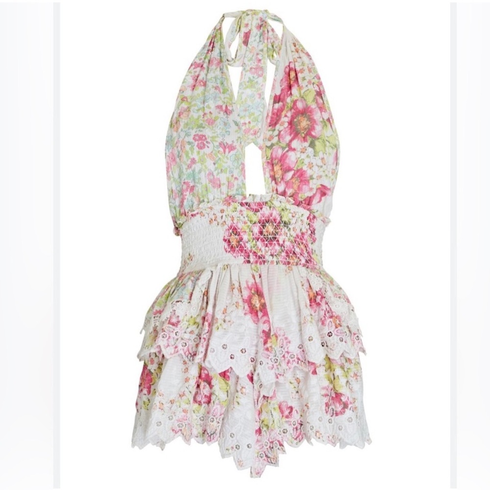 LOVESHACKFANCY DEANNA MINI DRESS SIZE P